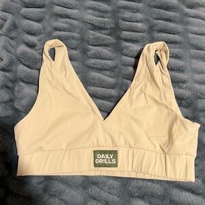 Daily Drills baby yellow Sports Bra